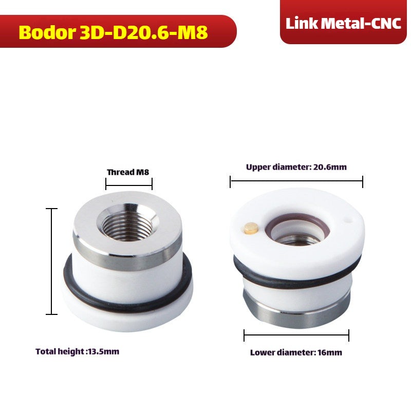Link Metal CNC 3D-M8 Ceramic Ring for Bodor Laser Heads