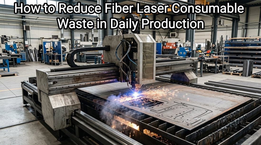 Fiber laser cutting machine consumable waste reduction