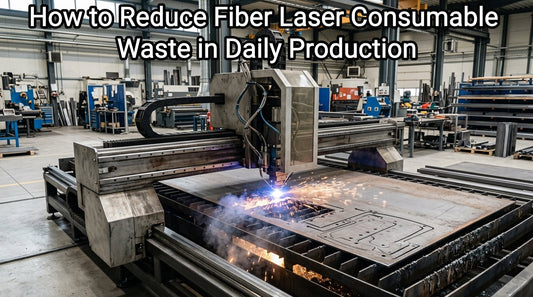 Fiber laser cutting machine consumable waste reduction
