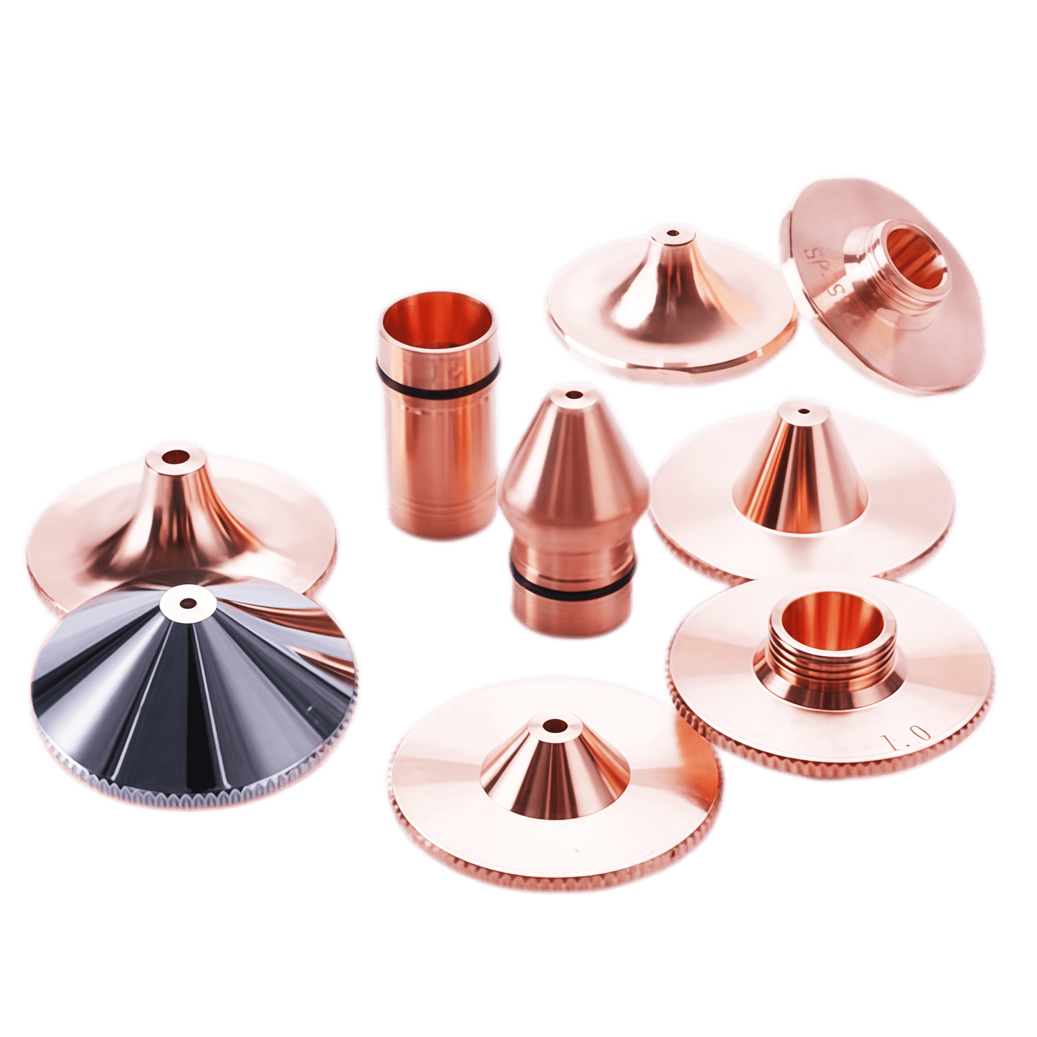 Comparison of single layer and double layer fiber laser cutting nozzles for different cutting scenarios