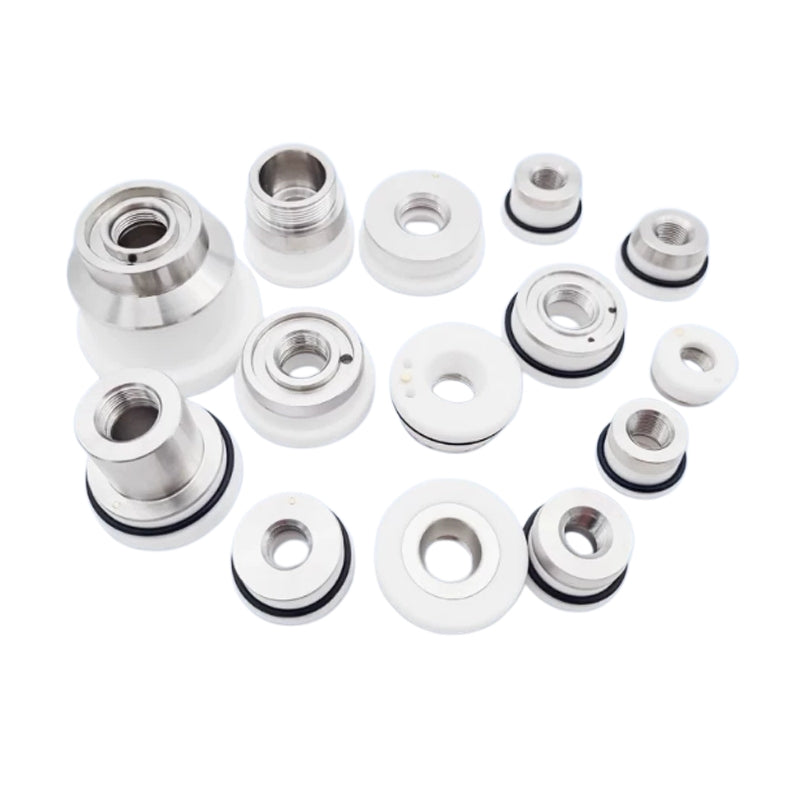 Link Metal CNC Ceramic Ring & Spacer - 99.5% Alumina Ceramic High Temperature Parts for Fiber Laser Cutting Heads	