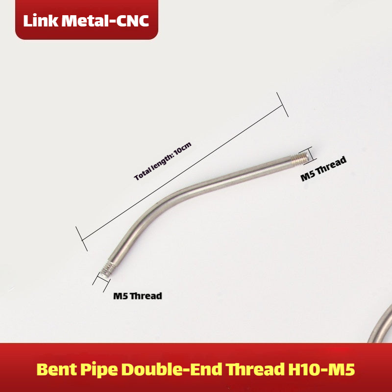 Bent Double-End H10-M5 M5 Wire Guide Tube