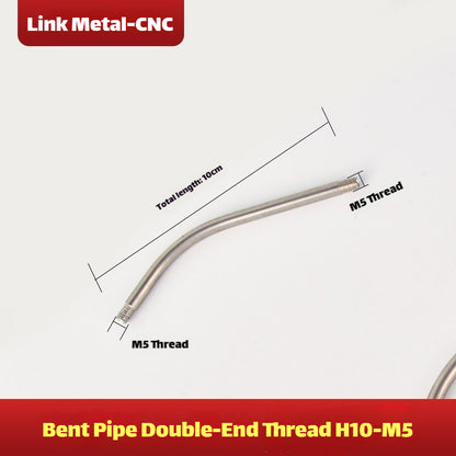 Bent Double-End H10-M5 M5 Wire Guide Tube