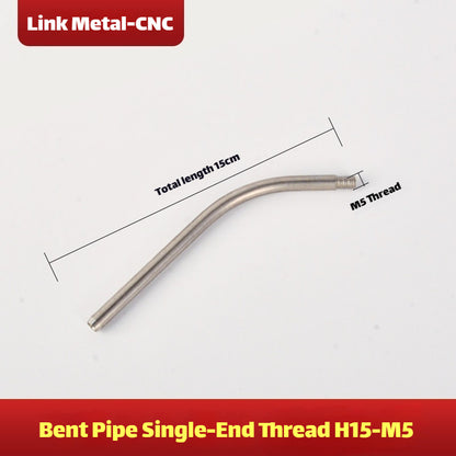 Bent Single-End H10-M5 M5 Wire Guide Tube