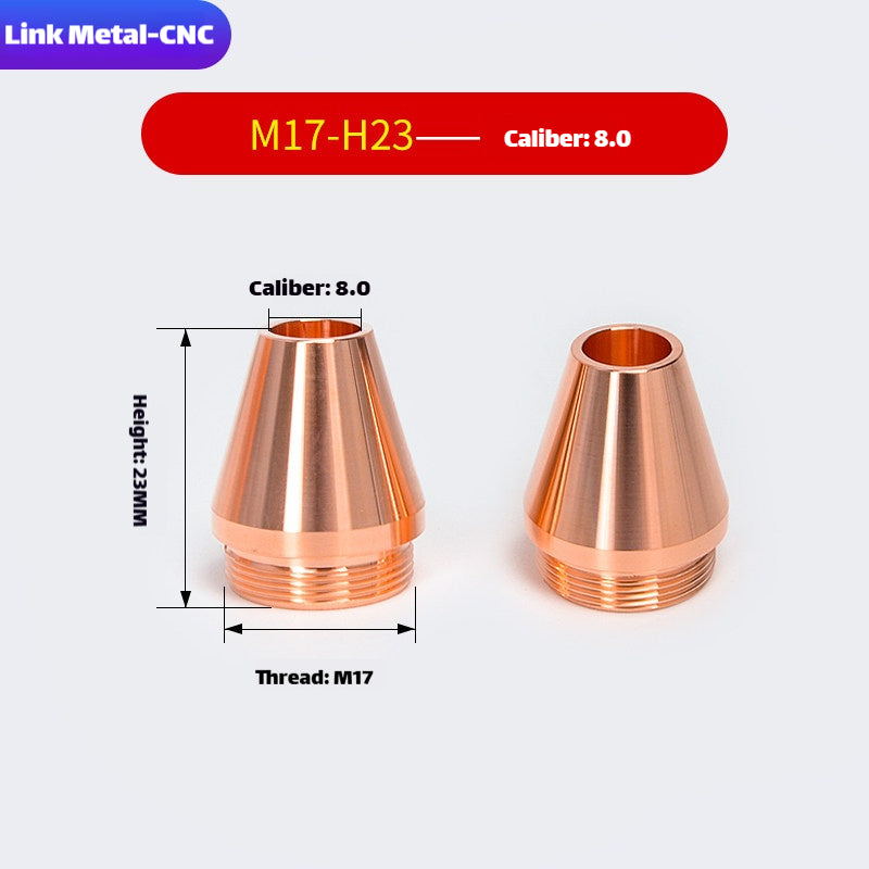 D19-H13-M17-8.0 Super Weiye M16 Welding Nozzle for Laser Welding Machine