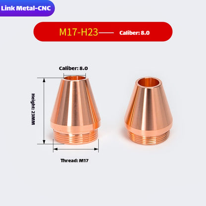 D19-H13-M17-8.0 Super Weiye M16 Welding Nozzle for Laser Welding Machine