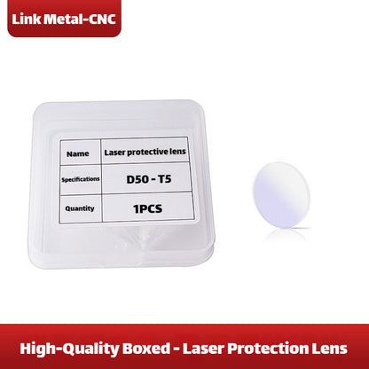 50×5mm Universal Upgraded Boxed Replacement Laser Protective Lens for Industrial Laser Equipment