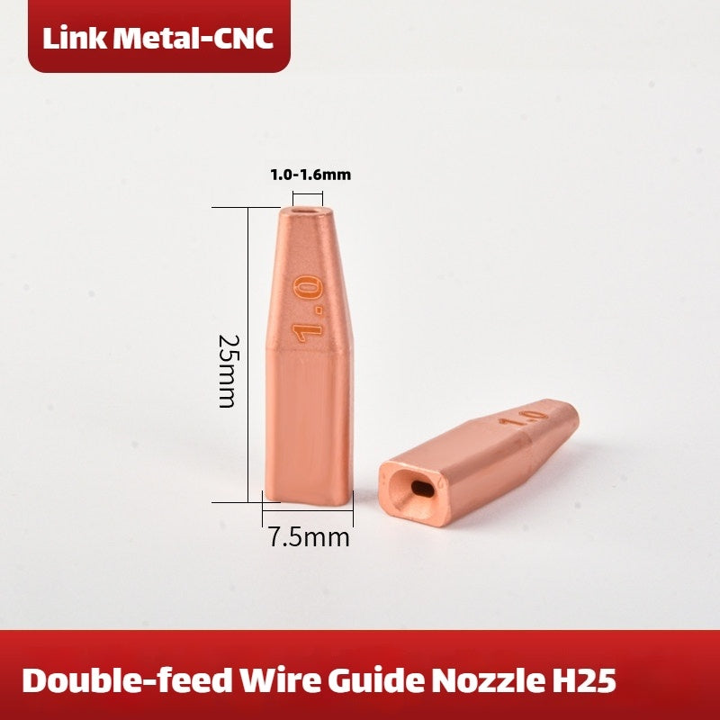 Link Metal CNC M5 Wire Guide Nozzle Laser Welding Accessory for Fiber Laser Welding Machines