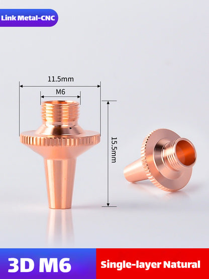 Link Metal CNC 3D-M6 Type Replacement Laser Nozzle