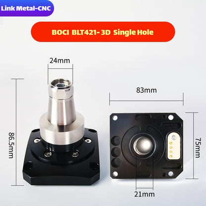 Link Metal CNC BOCI Nozzle Connector & Capacitive Height Sensor for BLT421 3D - Single Hole Fiber Laser Cutting Heads