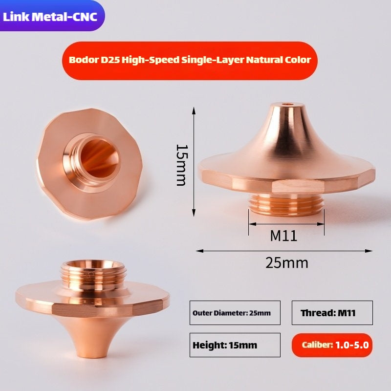 Bodor D25 Type High Speed Single Layer Laser Nozzle