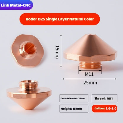 Bodor D25 Type Single Layer Laser Cutting Nozzle