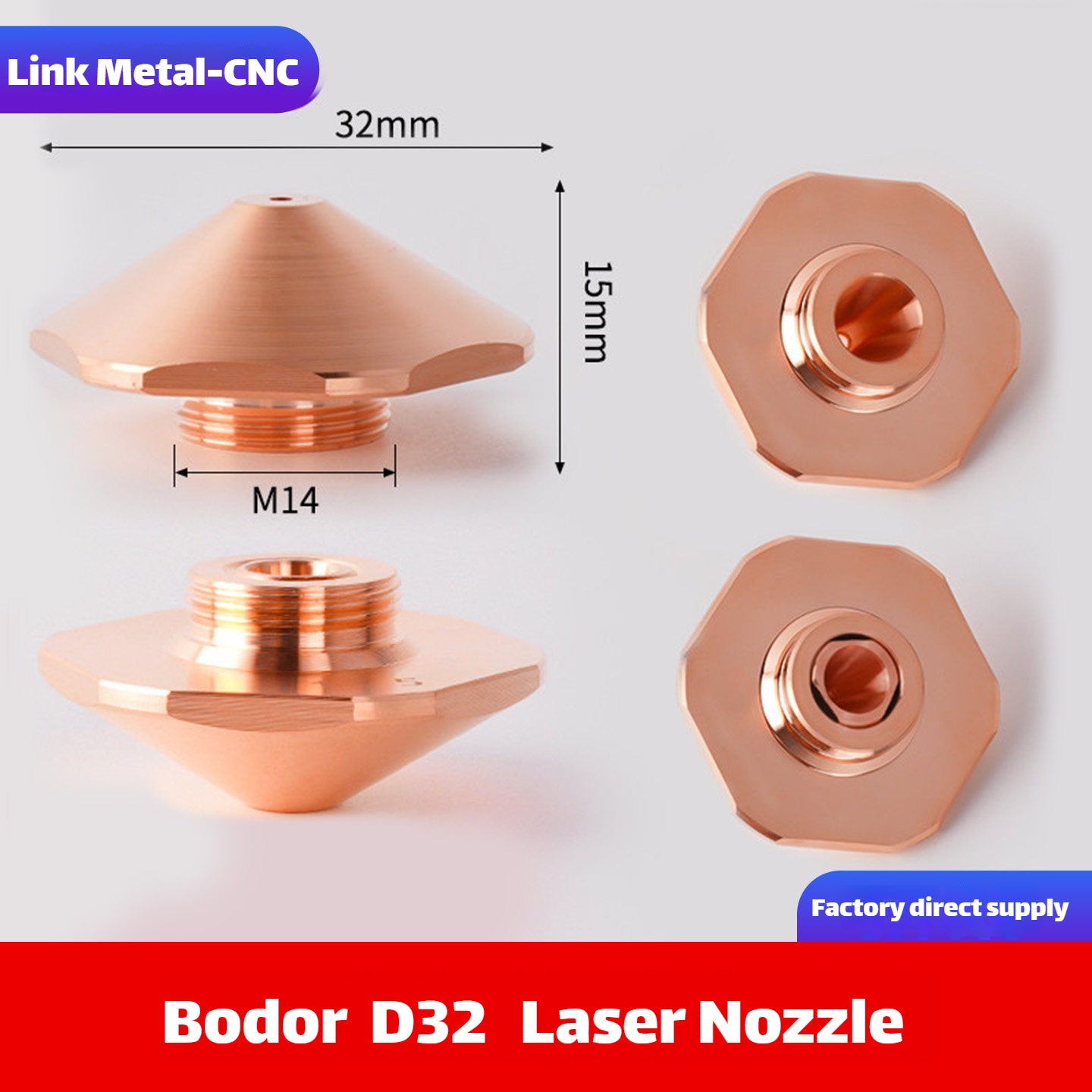 Bodor D32 Type High Precision Laser Nozzle1