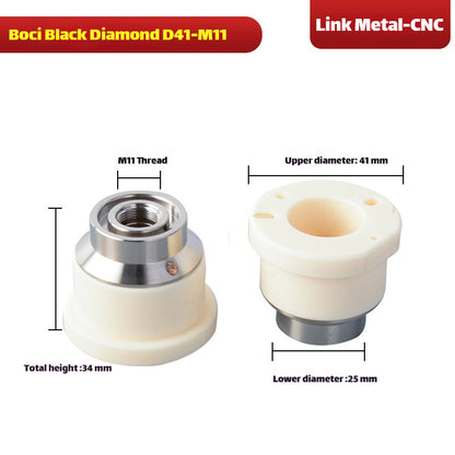 Link Metal CNC D41-M11 Ceramic Ring for BOCI Laser Cutting Heads