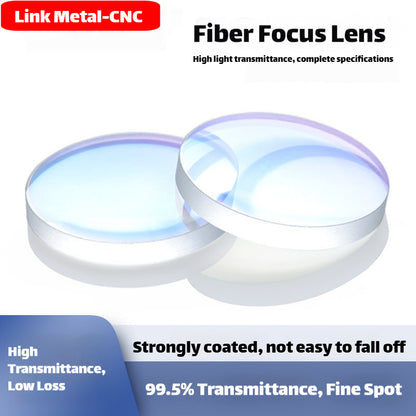 Link Metal CNC 1064nm Fused Silica Collimating & Focusing Lens for Fiber Laser Equipment