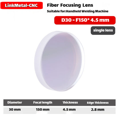 Link Metal CNC 1064nm D30 F150 CT4.5 ET2.8 Collimating Lens & Focusing Lens for Fiber Laser Welding Machines