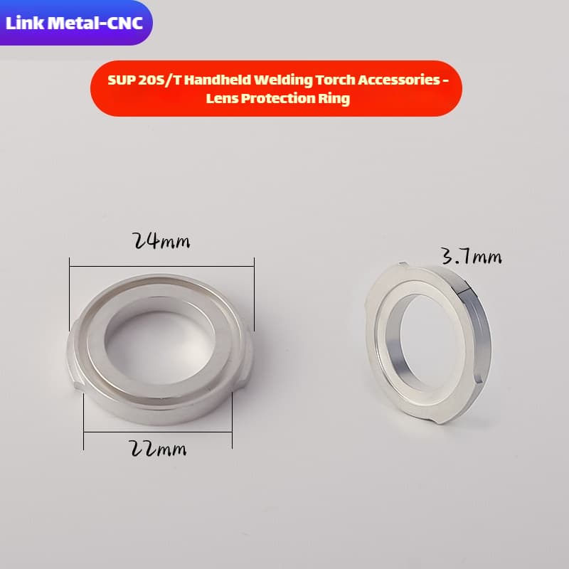 Link Metal CNC Protective Lens Retaining Ring for CQWY SUP20S/T Welding Torch