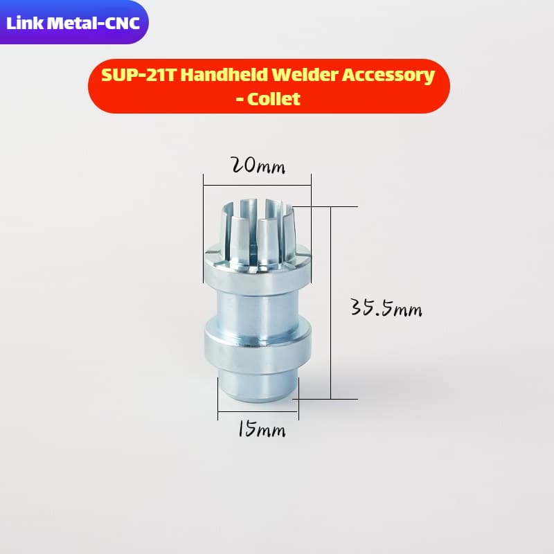 Link Metal CNC Collet for CQWY SUP21T Welding Torch