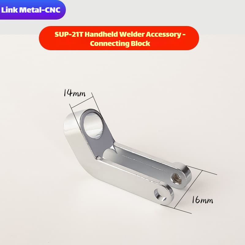 Link Metal CNC Connecting Block for CQWY SUP21T Welding Torch
