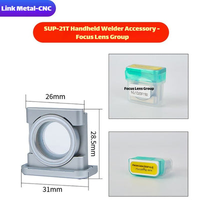 Link Metal CNC Focusing Lens Assembly for CQWY SUP21T Welding Torch