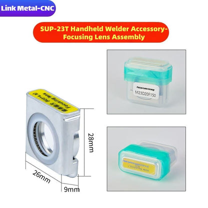 Link Metal CNC Focusing Lens Assembly for CQWY SUP23T Welding Torch