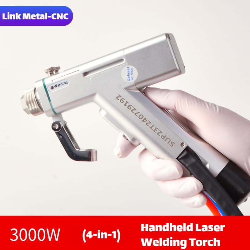 Link Metal CNC Handheld Laser Welding Torch Complete Display