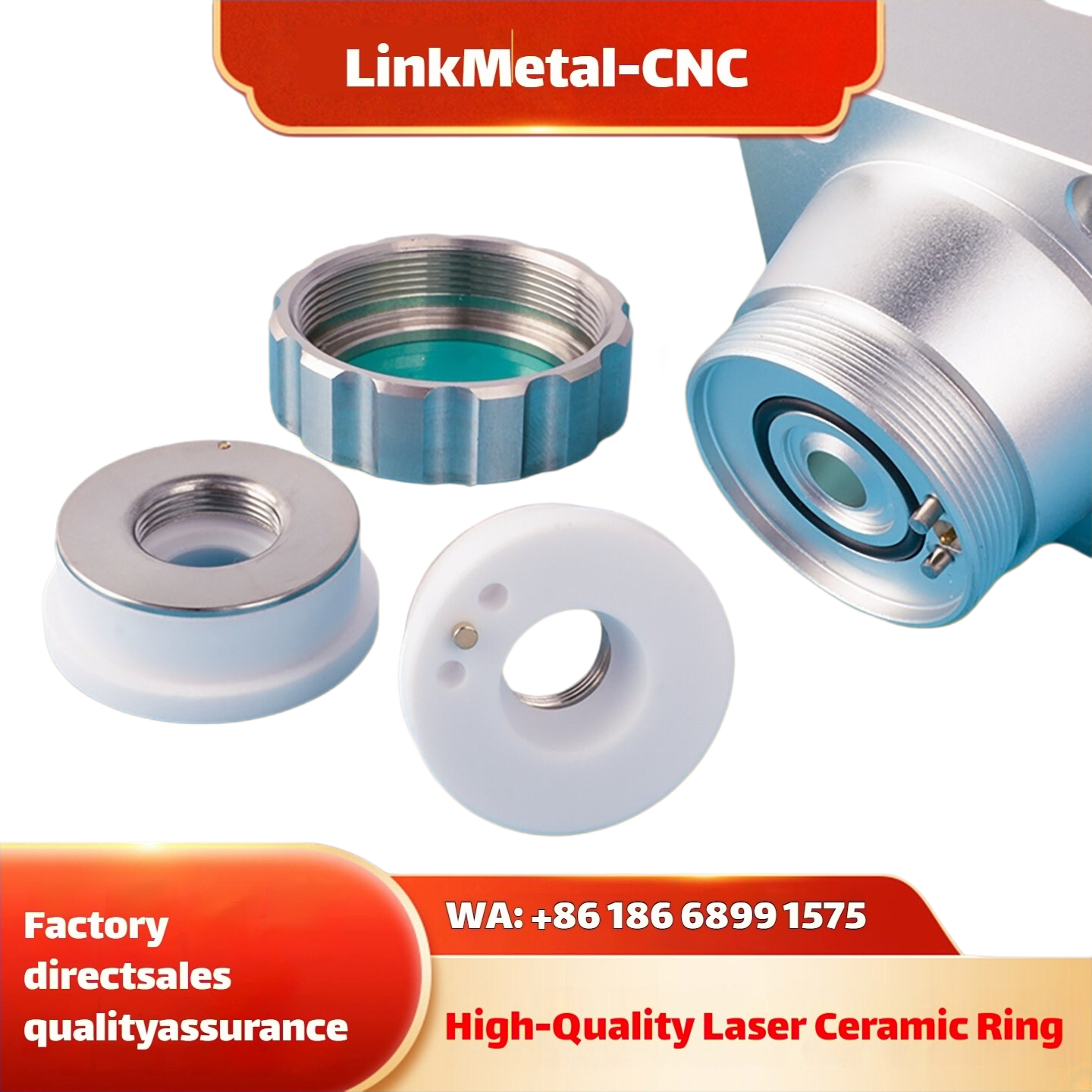 Link Metal CNC Ceramic Ring Application for Fiber Laser Cutting Machines