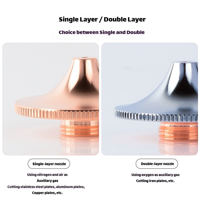 Link Metal CNC D28 HSG Anti-Collision Laser Cutting Nozzle