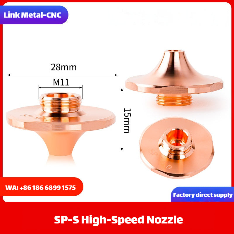Link Metal CNC SP‑S High Speed Laser Cutting Nozzle