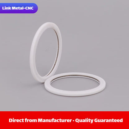 Link Metal CNC Lens Gasket Size Parameter Drawing Display