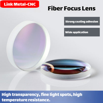 Link Metal CNC 1064nm Single Piece Focusing Lens for Fiber Laser Machines