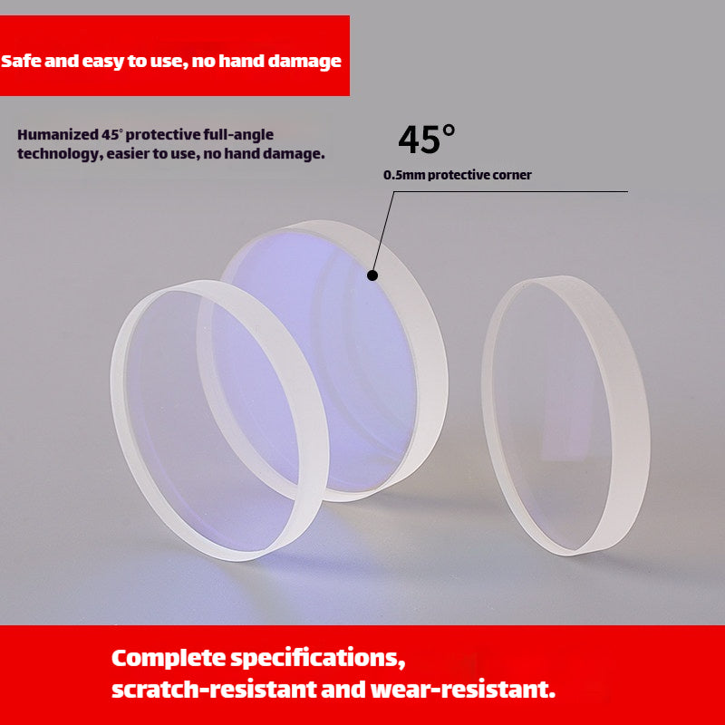 Link Metal CNC Laser Protective Lens Package Content Display