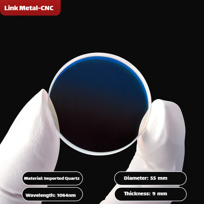 Dia. 55*9mm Link Metal CNC Laser Protective Lens for Fiber Laser Welding Machines