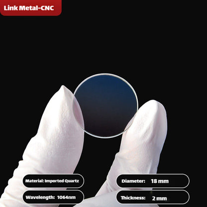 Dia. 18×2mm Link Metal CNC Laser Protective Lens for Fiber Laser Welding Machines