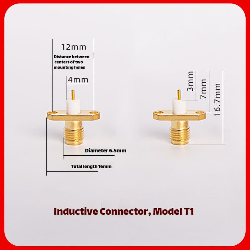 Link Metal CNC Sensor Connector Small Laser RF Cable
