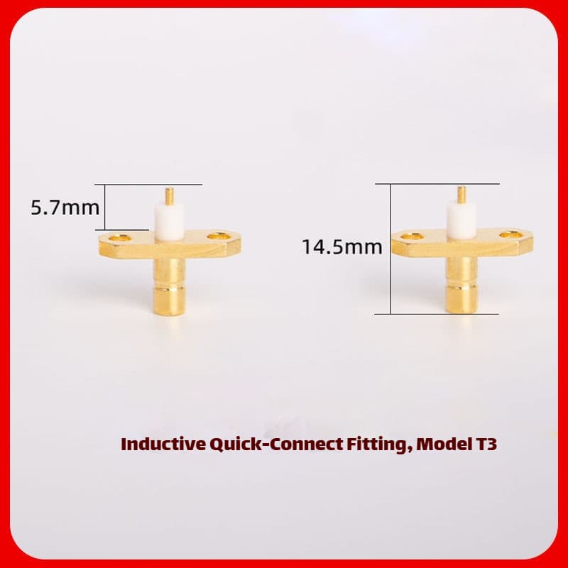 Link Metal CNC Sensor Connector Small Quick Plug Laser Height Sensor RF Cable