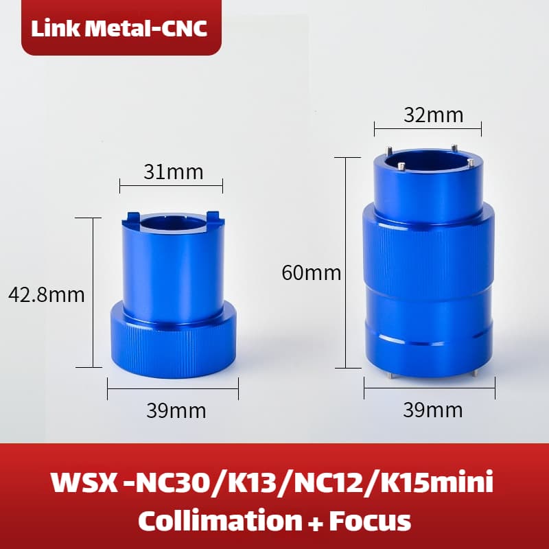 Link Metal CNC WSX Lens Disassembly Tool for NC30/K13/NC12/K15 Mini Collimating & Focusing Lens