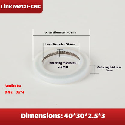 Link Metal CNC Lens Gasket 40×30×2.5×3mm For DNE 35×4mm