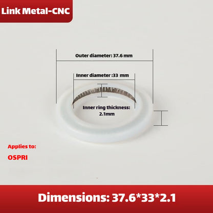 Link Metal CNC Lens Gasket 37.6×33×2.1mm For OSPRI