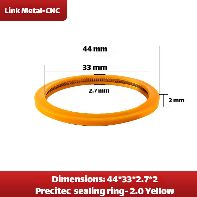 Link Metal CNC Lens Gasket 44×33×2.7×2mm For Precitec 2.0