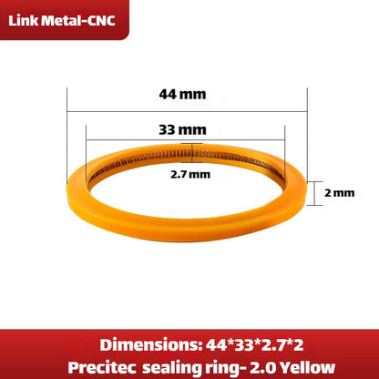 Link Metal CNC Lens Gasket 44×33×2.7×2mm For Precitec 2.0