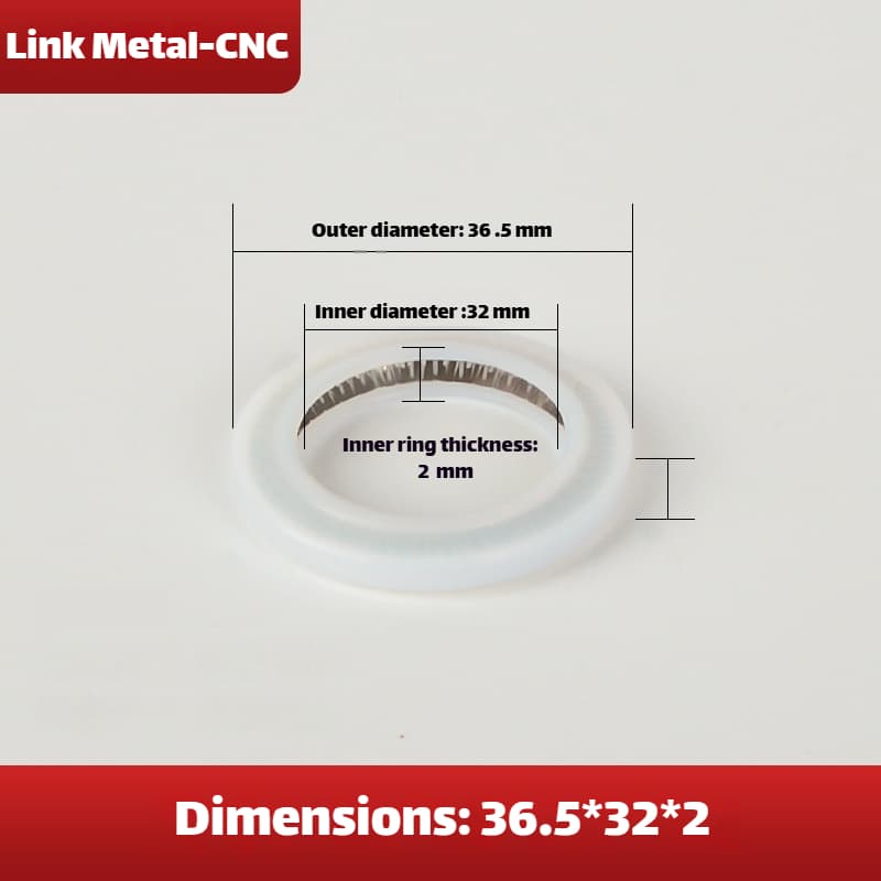 Link Metal CNC Universal Lens Gasket 36.5×32×2mm