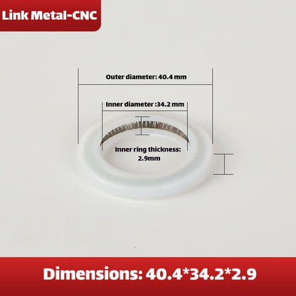 Link Metal CNC Universal Lens Gasket 40.4×34.2×2.9mm