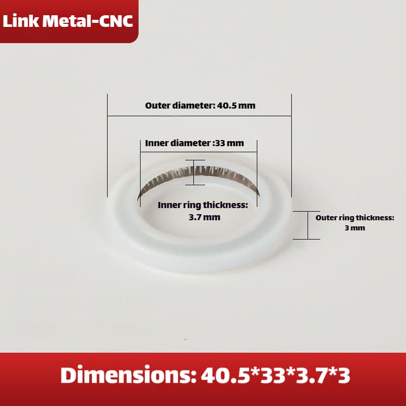 Link Metal CNC Universal Lens Gasket 40.5×33×3.7×3mm