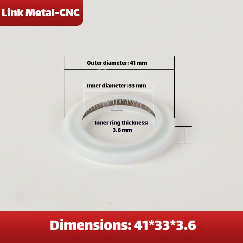Link Metal CNC Universal Lens Gasket 41×33×3.6mm