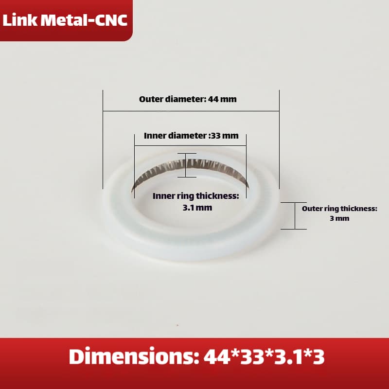 Link Metal CNC Universal Lens Gasket 44×33×3.1×3mm