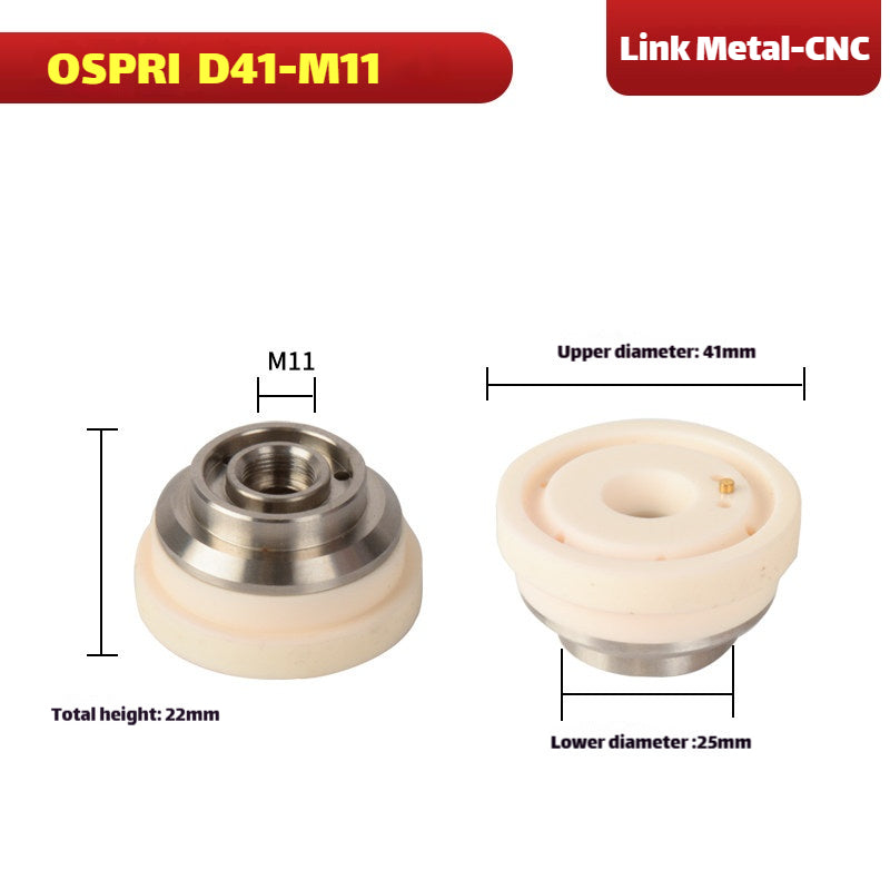 Link Metal CNC M11-D41-H22 Ceramic Ring for OSPRI Cutting Heads