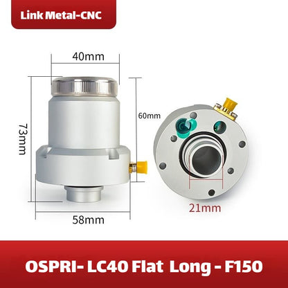 Link Metal CNC OSPRI Nozzle Connector & Capacitive Height Sensor for LC40 Flat - F150-H73 Fiber Laser Cutting Heads