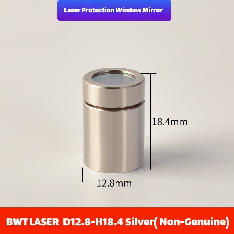 Link Metal CNC BWT QBH Protective Cap D12.8-H18.4 Silver Compatible for Fiber Laser Source