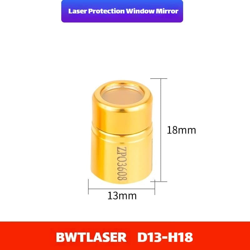 Link Metal CNC BWT QBH Protective Cap D13-H18 Compatible for Fiber Laser Source
